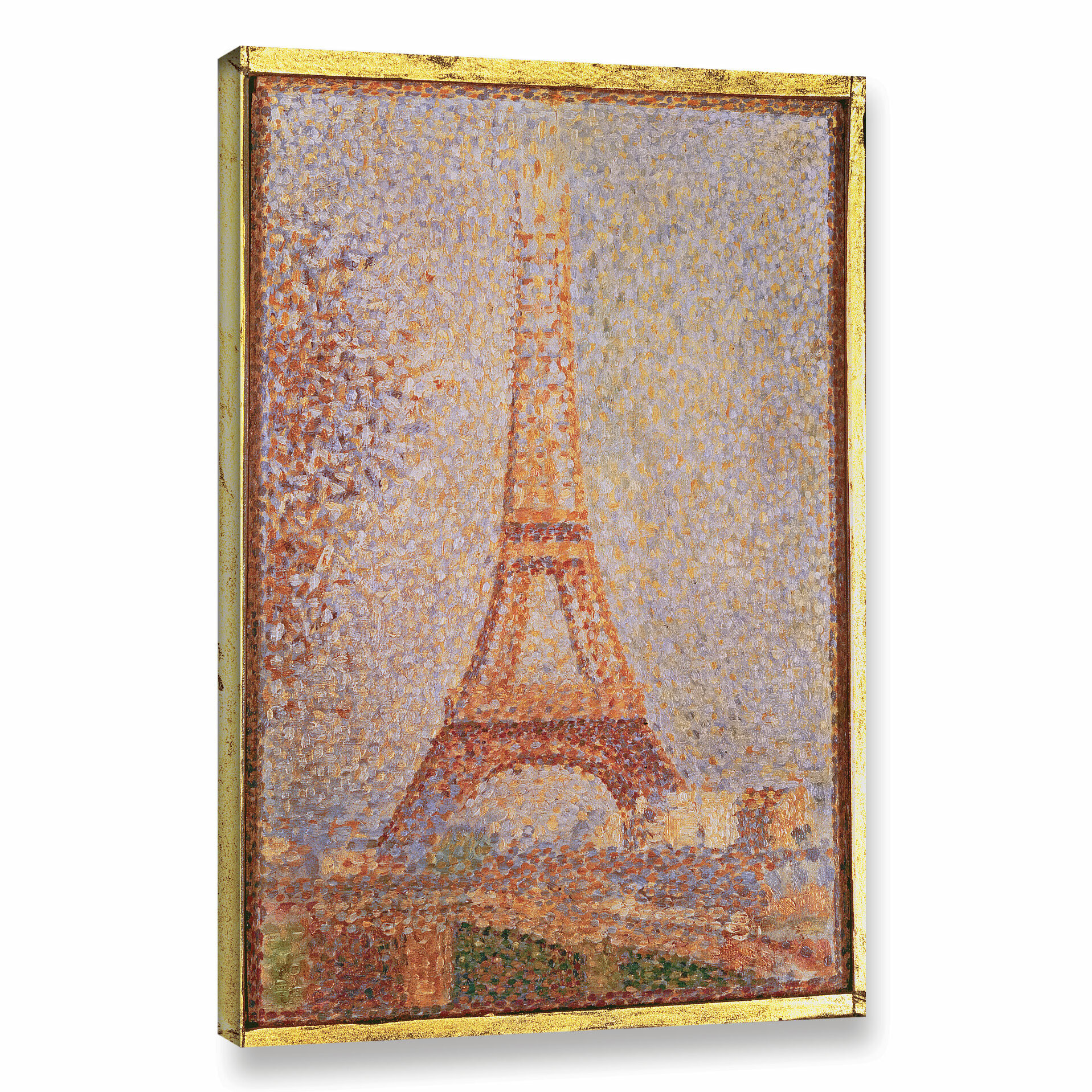 Vault W Artwork The Eiffel Tower Painting Print On Wrapped Canvas Wayfair